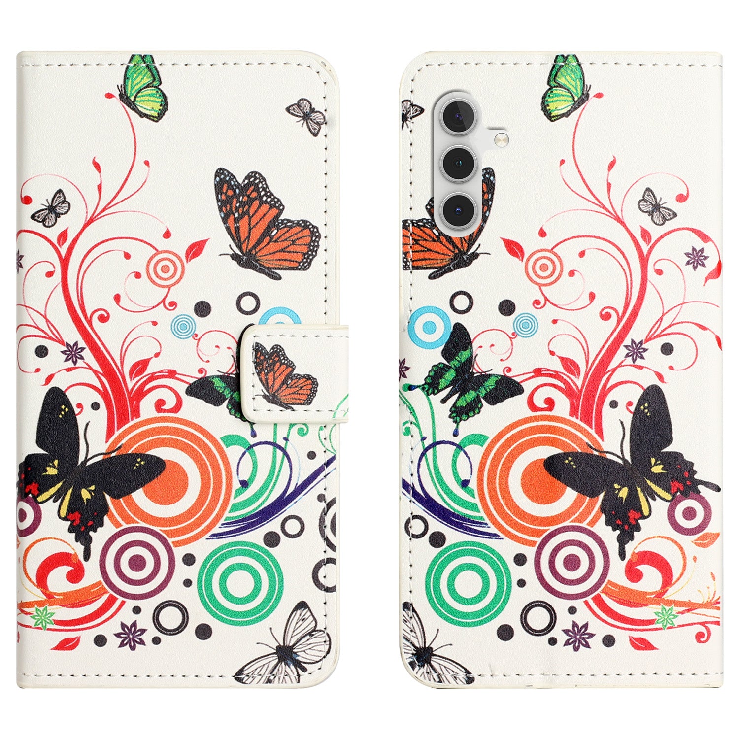 PU Leather Cover for Samsung Galaxy S23 FE Pattern Printing Wallet Stand Phone Case PU Leather Cover for Samsung Galaxy S23 FE Pattern Printing Wallet Stand Phone Case